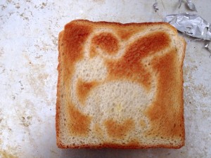 toast burn marks drawing