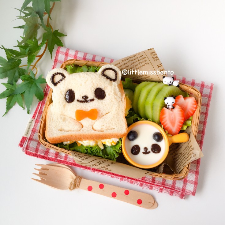 Panda Sandwich Bento (2)