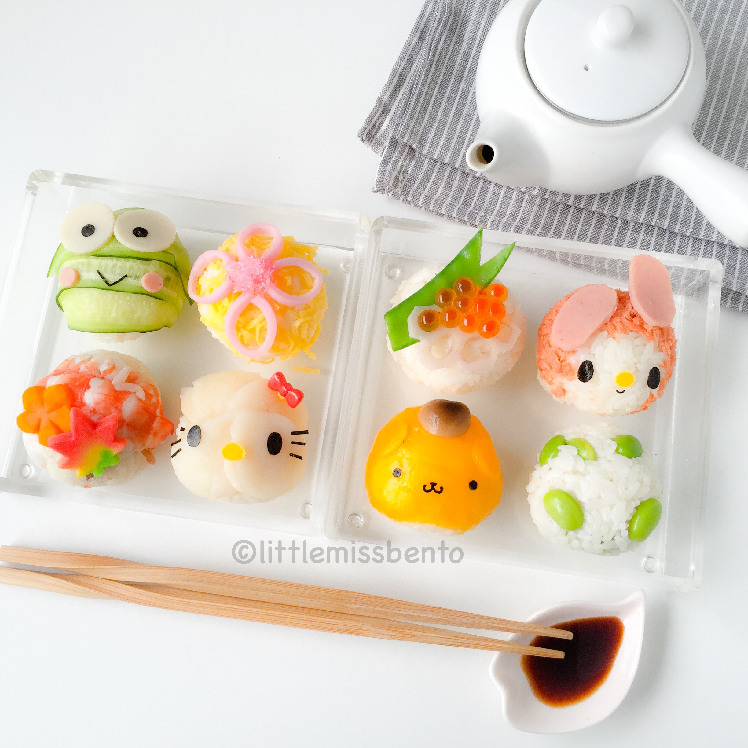 http://littlemissbentoblog.com/wp-content/uploads/2015/01/Sanrio-Temari-Sushi-Bento-3.jpg