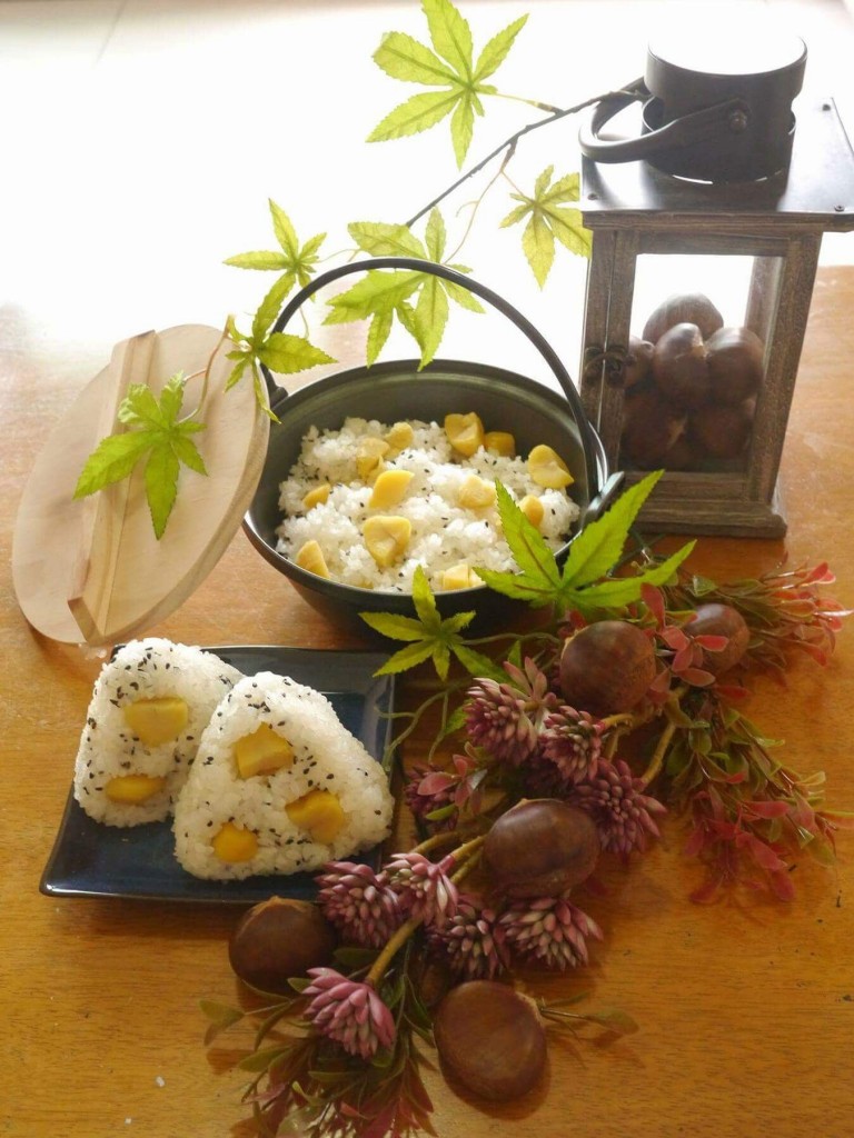 Chestnut Mixed Rice Onigiri